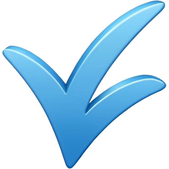 Crée moi sa ✅ mais pas en vert en bleu  emoji