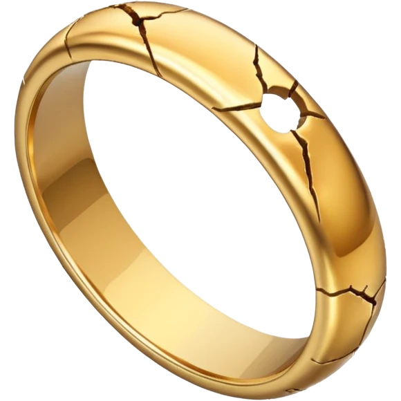 Broken wedding ring  emoji