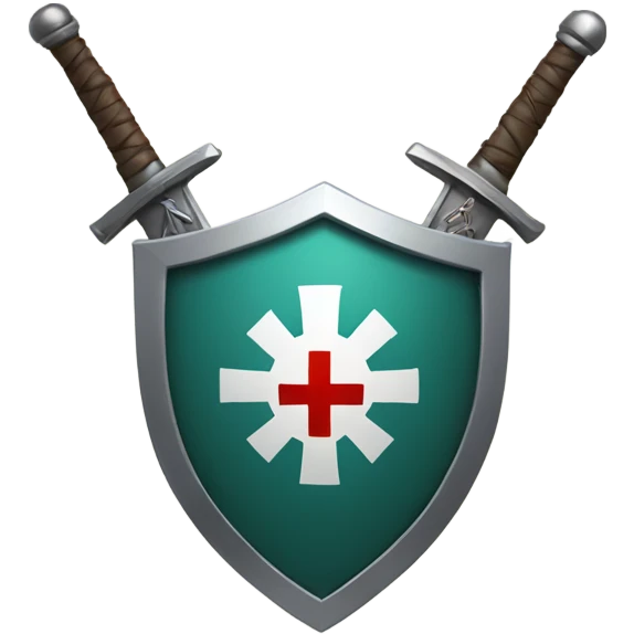 medic symbol add a shield and swords
 emoji