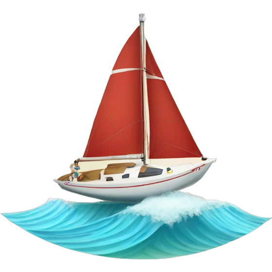 49er sailing boat emoji
