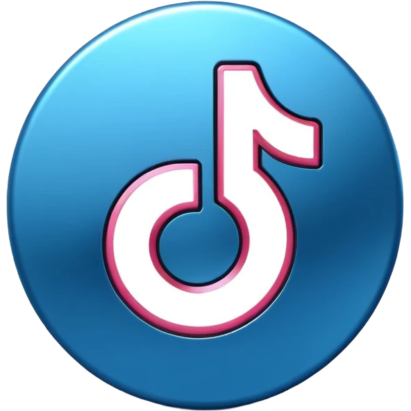 Logo de verificación de tík tok emoji