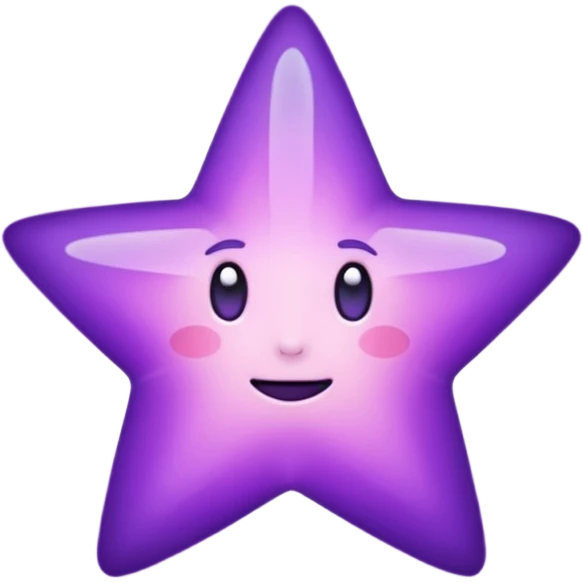 Purple void star that looks ethereal emoji