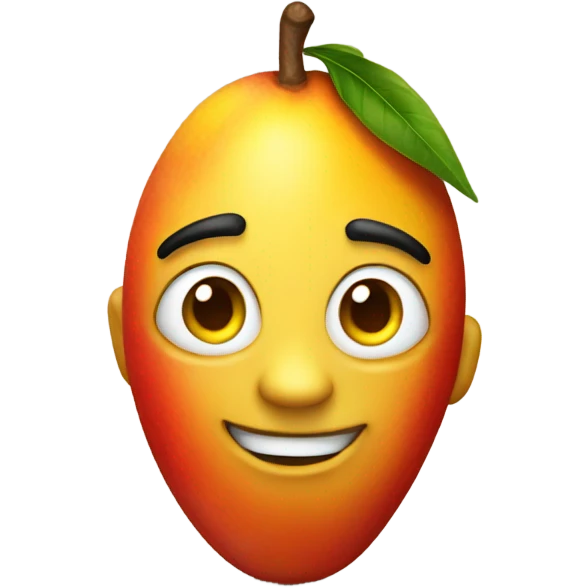 Realistic Mango emoji