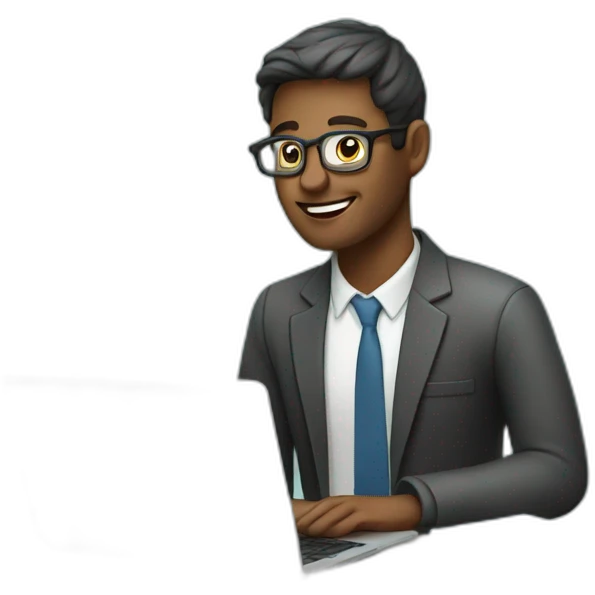 freelanser with laptop emoji