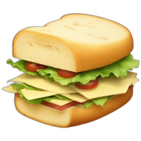 Sandwich fumando emoji