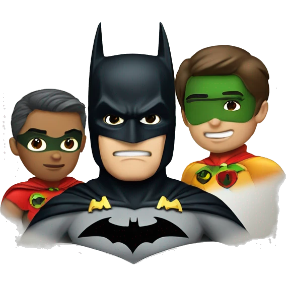 Batman and robin emoji