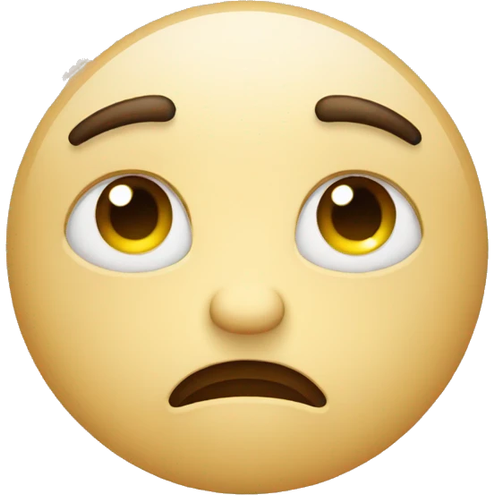 sad face emoji
