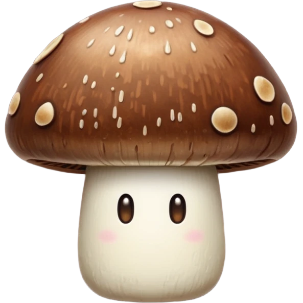 Chocolate Mushroom Shape emoji