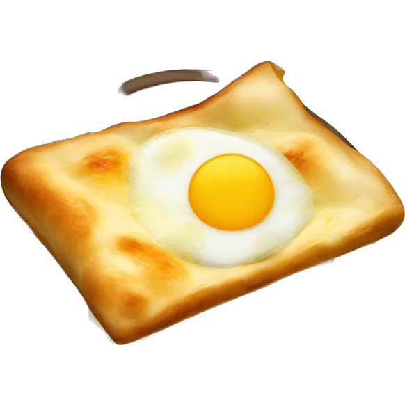 Khachapuri with egg emoji