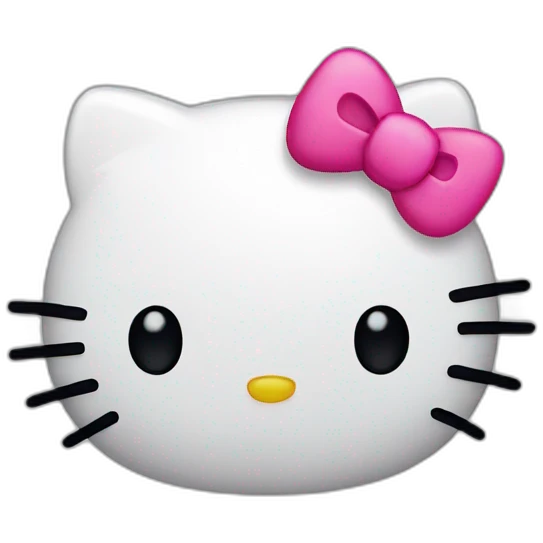 Hello kitty emoji | AI Emoji Generator