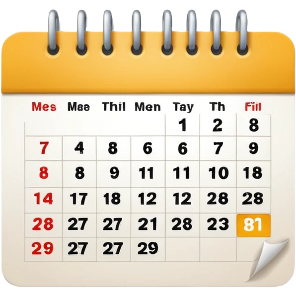 calendar emoji