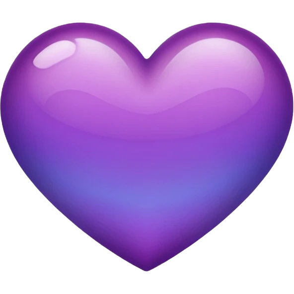 gradient purple heart emoji
