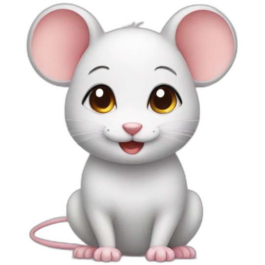 face Mouse cute emoji