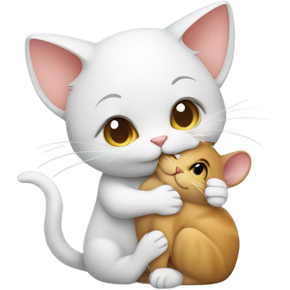 Cat loved mouse  emoji