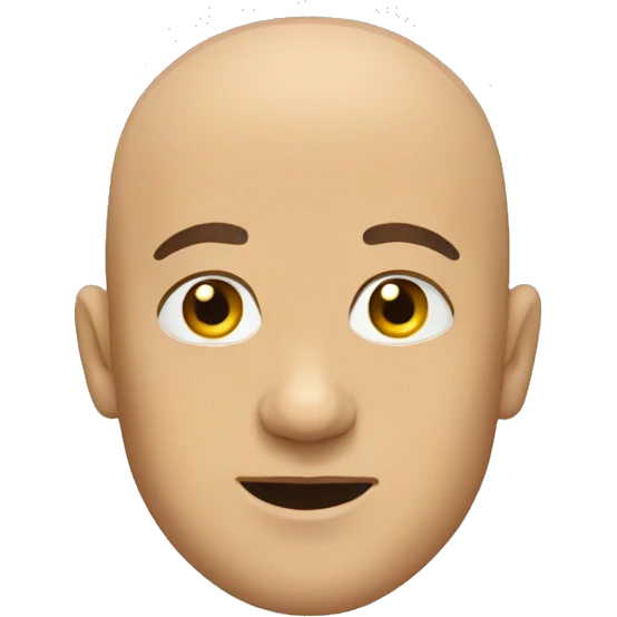 bald face emoji