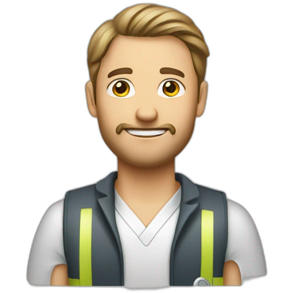 Christian Drosten verkeidet als sanitäter emoji