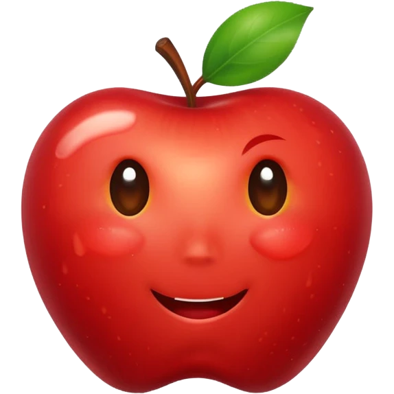 Bite Mark  on a apple  emoji