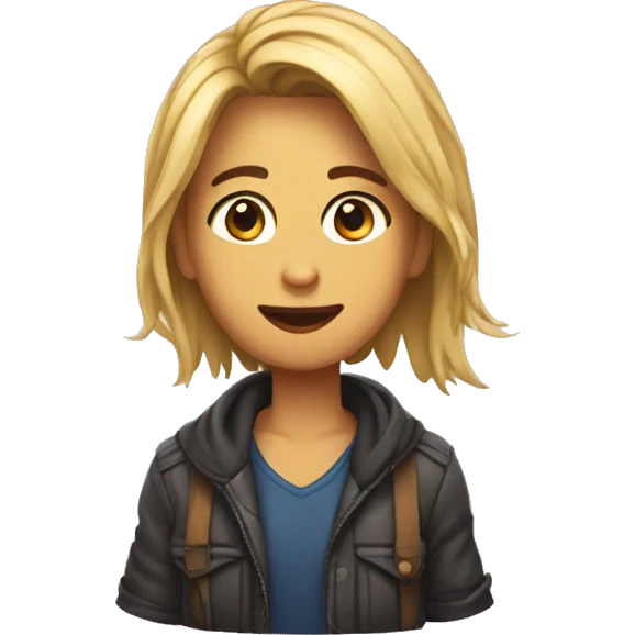 chico con melena enfadado emoji