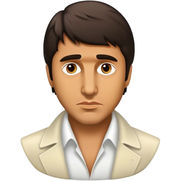 Tony Montana photorealistic emoji