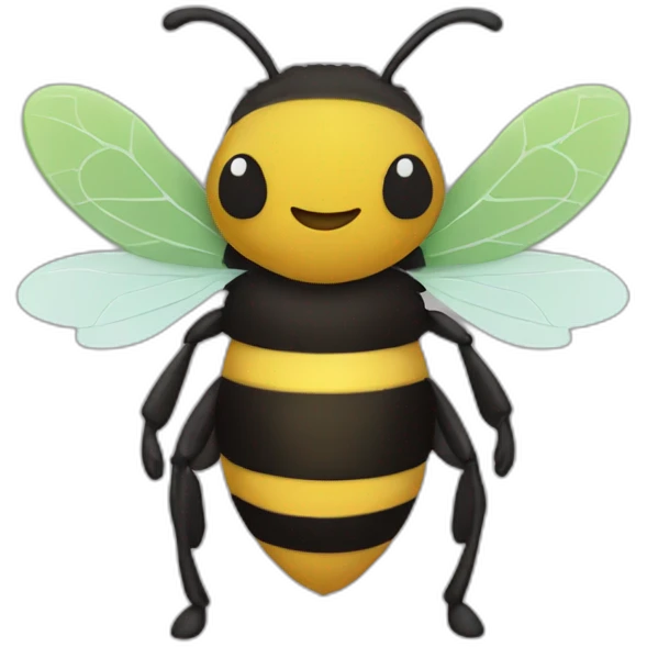 abeja con aguacate emoji