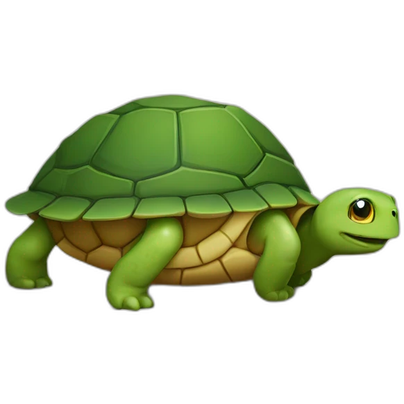 Chat sur une tortue emoji