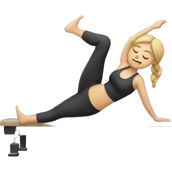 person doing pilates emoji