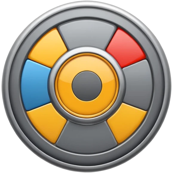 Genrate for me a settings wheel like an iphone emoji