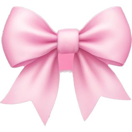 Light pink bow emoji