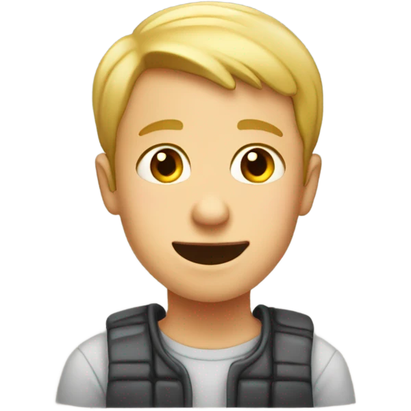 Boy with a ton of soap bars emoji