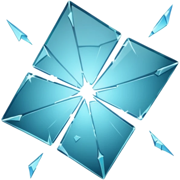 broken empty glass emoji