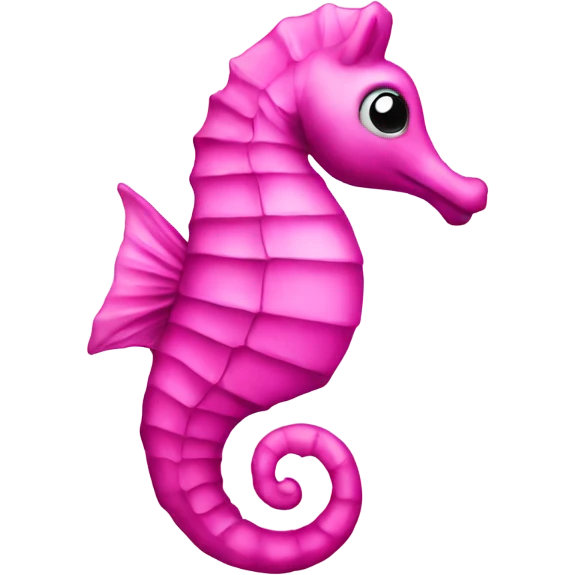 sea horse pink emoji