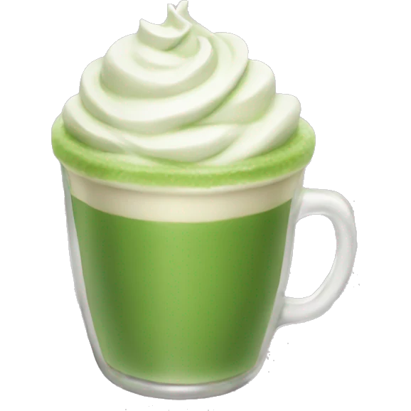 Matcha latte  emoji