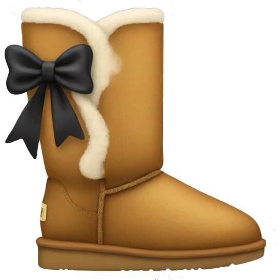 uggs with bow emoji