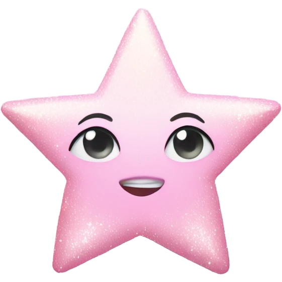 pale pink star sparkle emoji