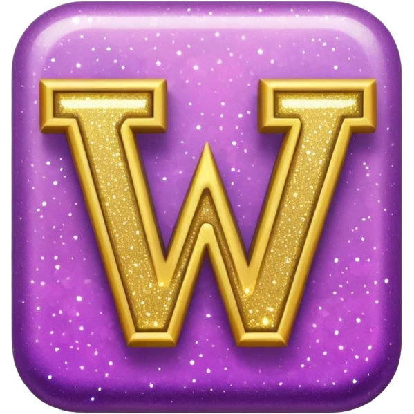 The word wonderful with glitter emoji