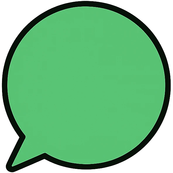green speech balloon emoji