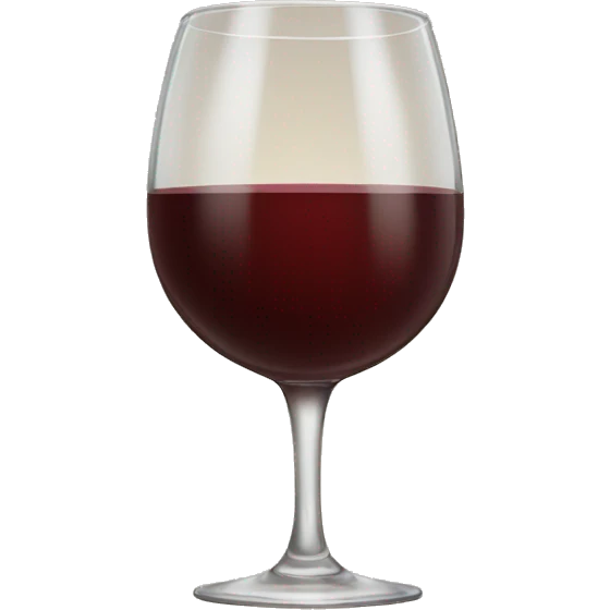 glass of wine with brown smiling bunch
 emoji