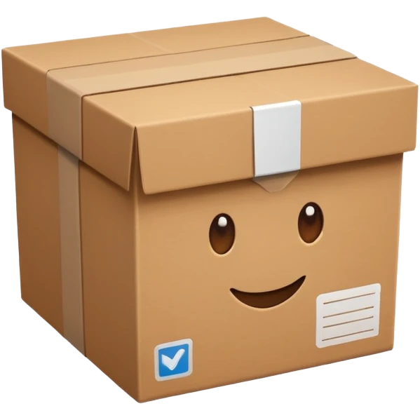 make delivery box  emoji