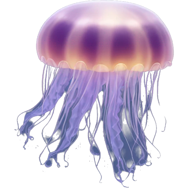Moon jellyfish emoji