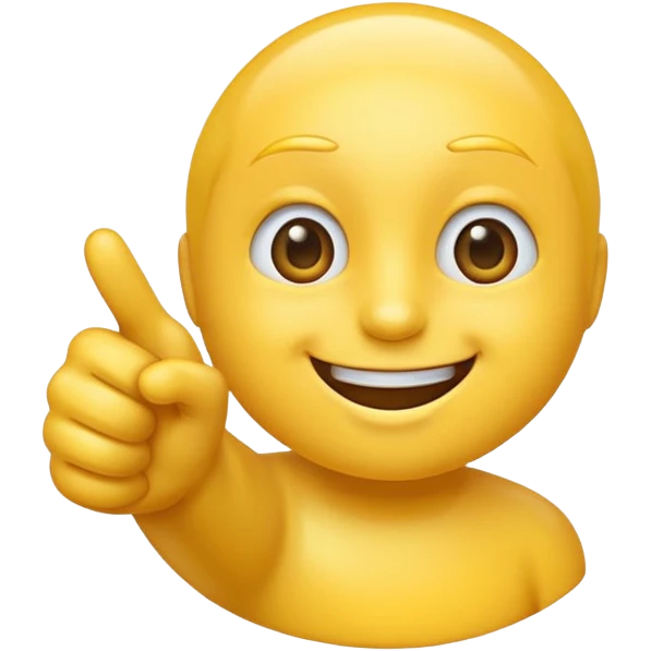 make the cool emoji pointing at the screen smiling  emoji
