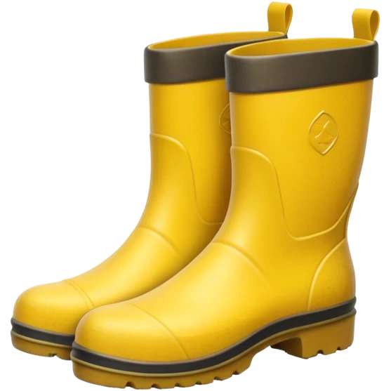 yellow garden boots emoji
