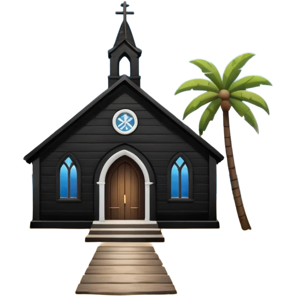 beach church emoji