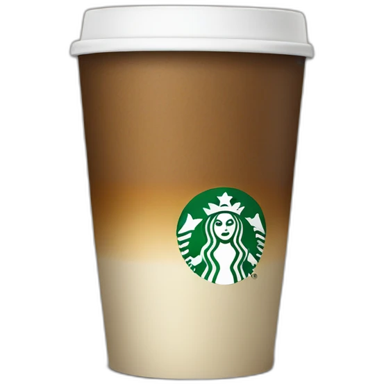 Starbucks cup of coffee emoji