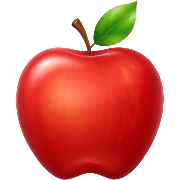 red apple emoji