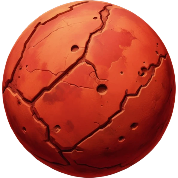 mars planet emoji