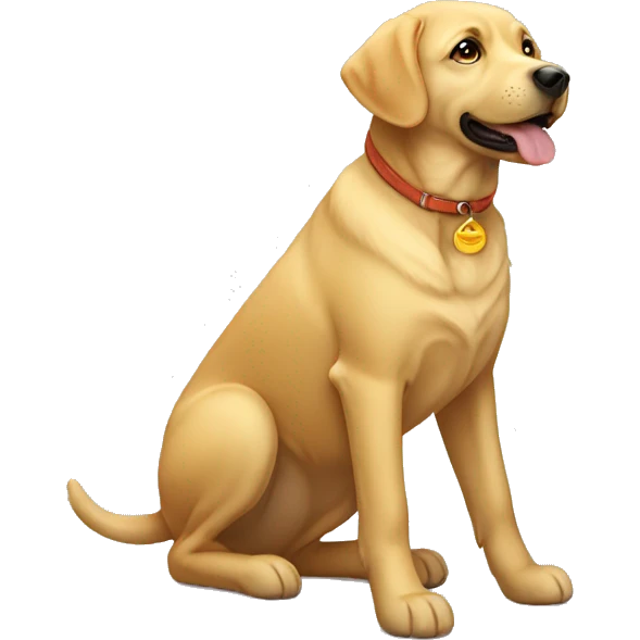 Make a golden Labrador   emoji