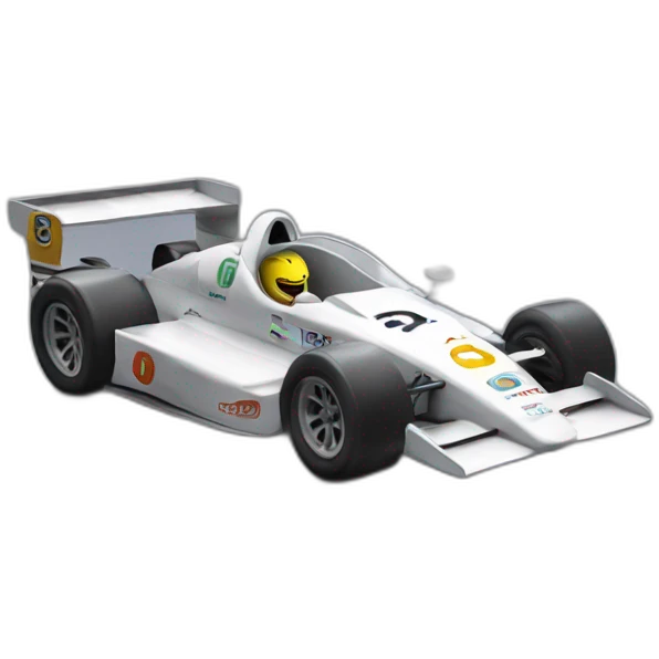 Race car emoji