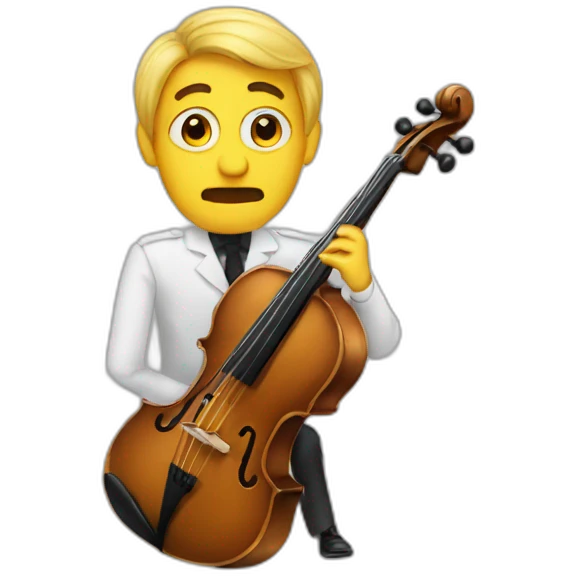 Psycho contrebasse emoji