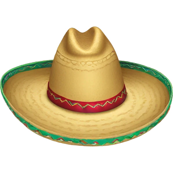Mexican sombrero emoji