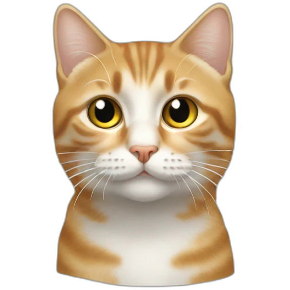 un hypopotame sur un chat emoji